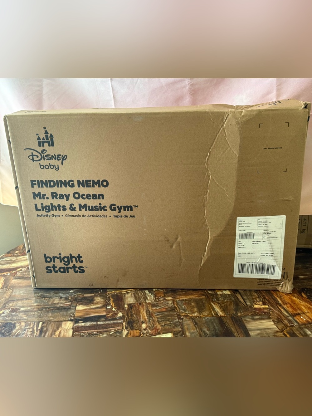 Disney Baby Finding Nemo Mr. Ray Ocean Lights & Music Activity Play gym - Picture 2 of 4